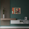 The Happy Laura - Vibrant Satin Poster - Brandon Fisher Art