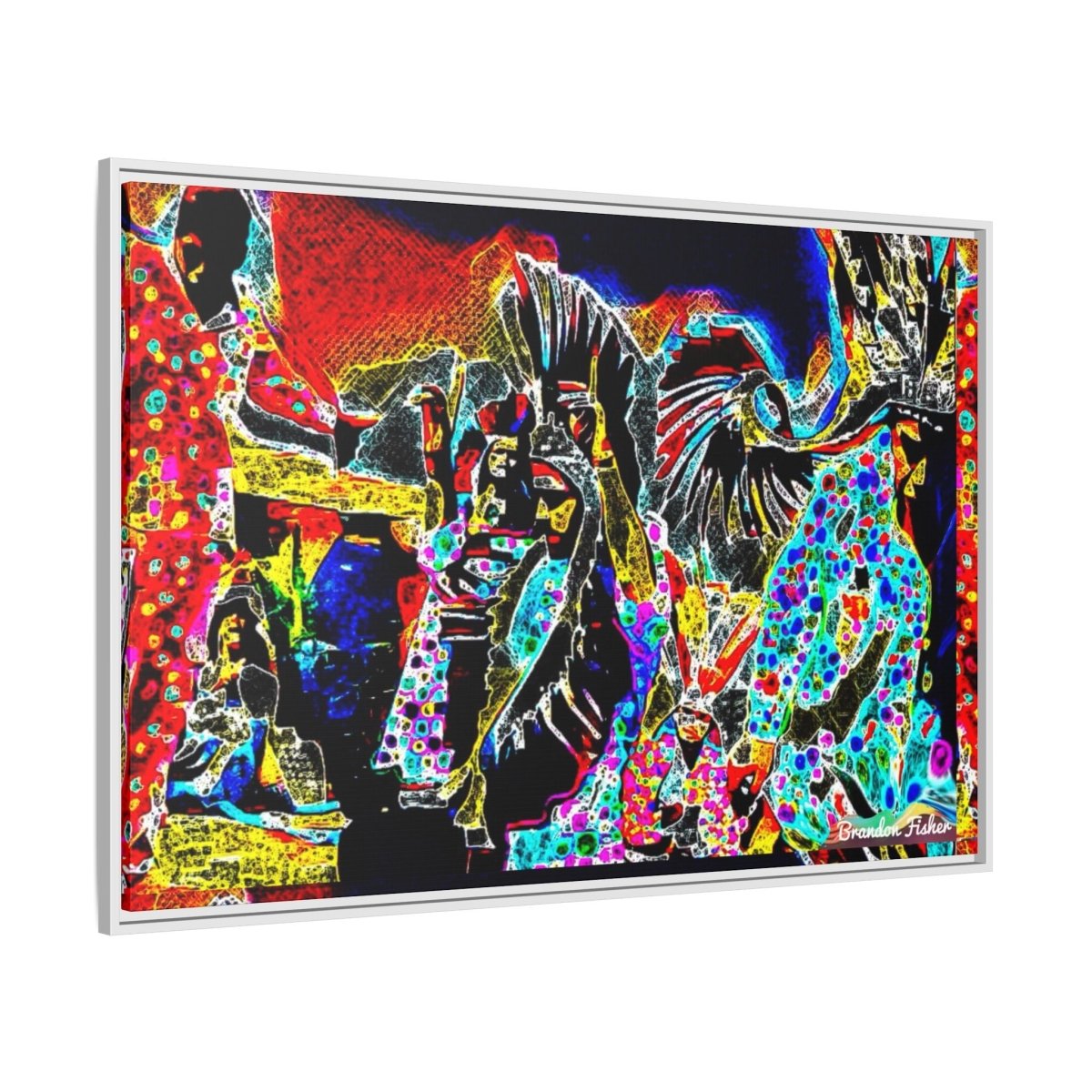 The Mountain - Framed Canvas Art - Brandon Fisher Art