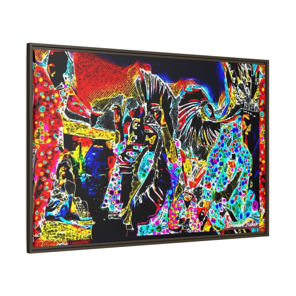 The Mountain - Framed Canvas Art - Brandon Fisher Art