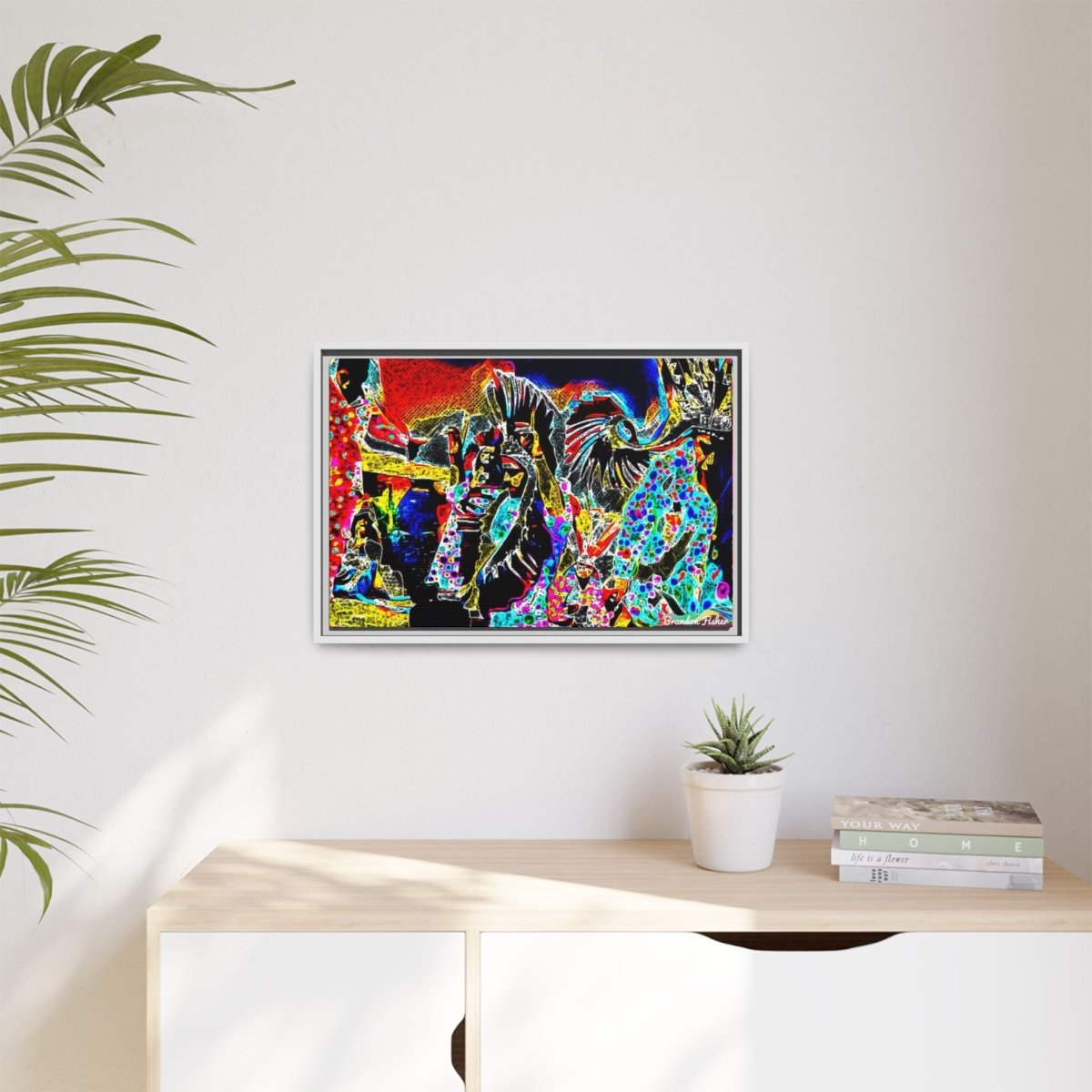 The Mountain - Framed Canvas Art - Brandon Fisher Art