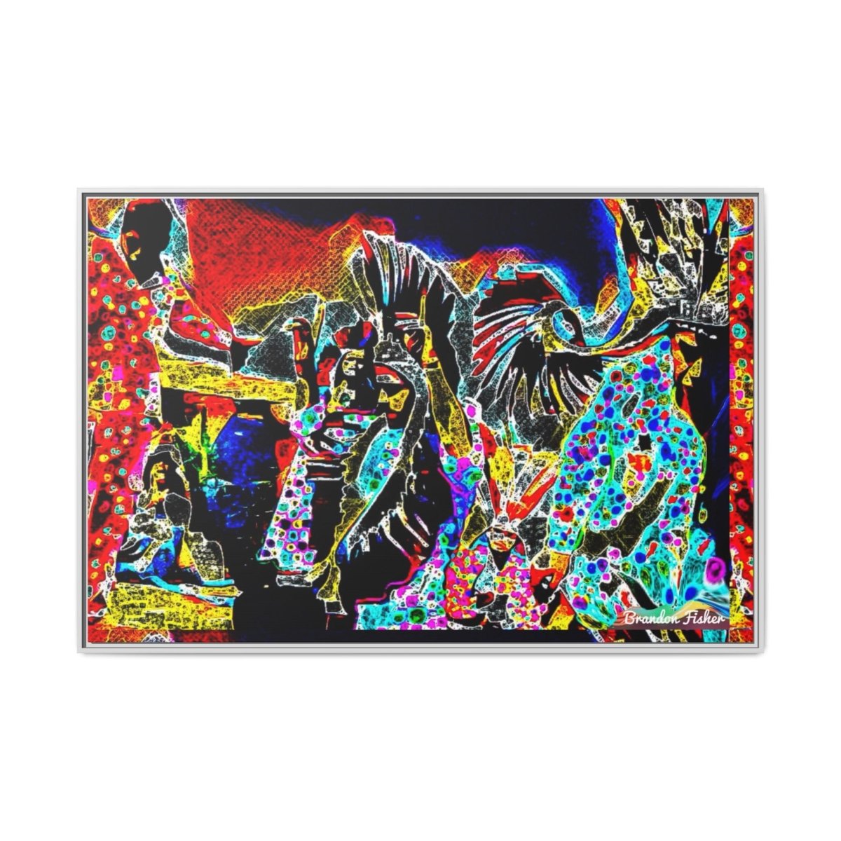 The Mountain - Framed Canvas Art - Brandon Fisher Art
