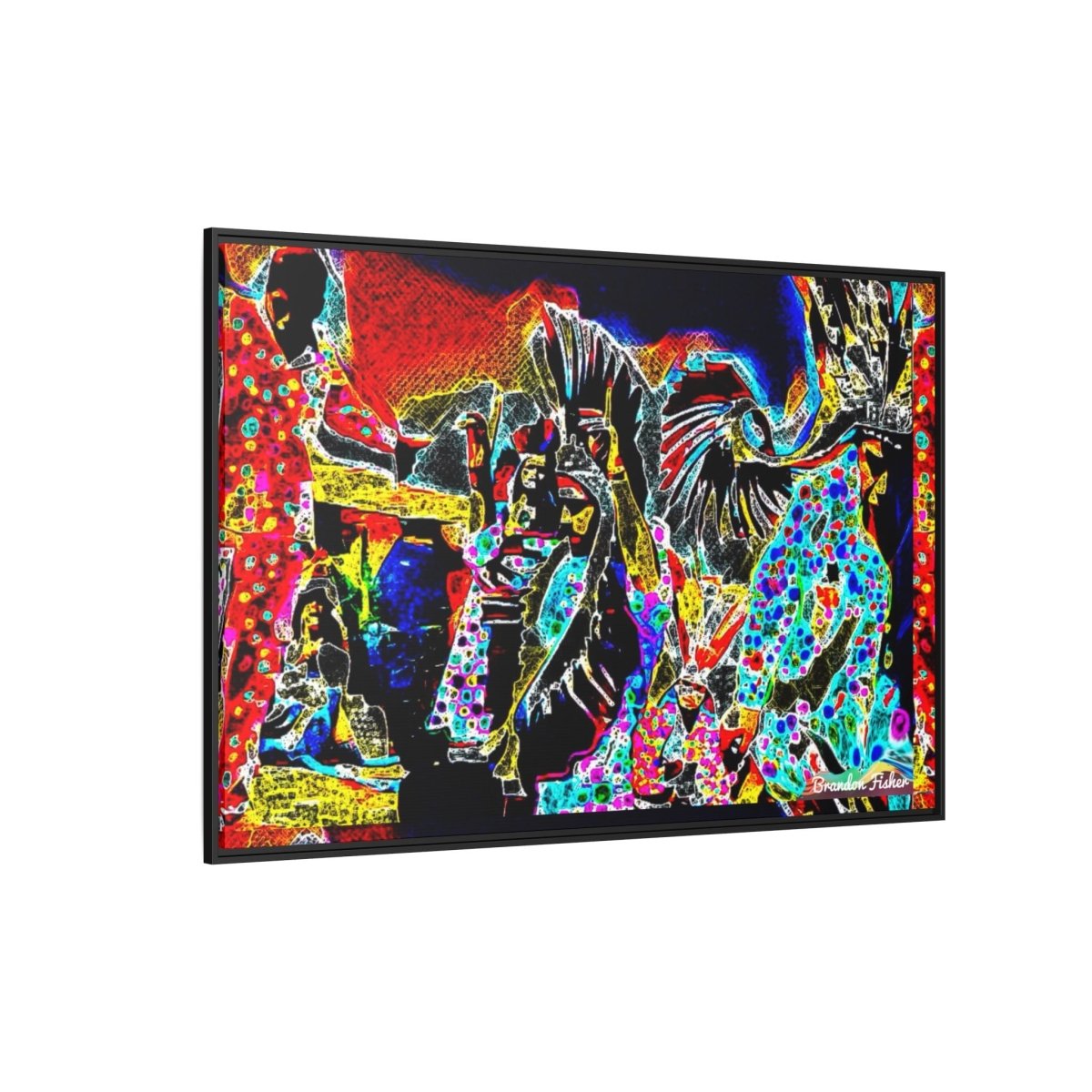 The Mountain - Framed Canvas Art - Brandon Fisher Art
