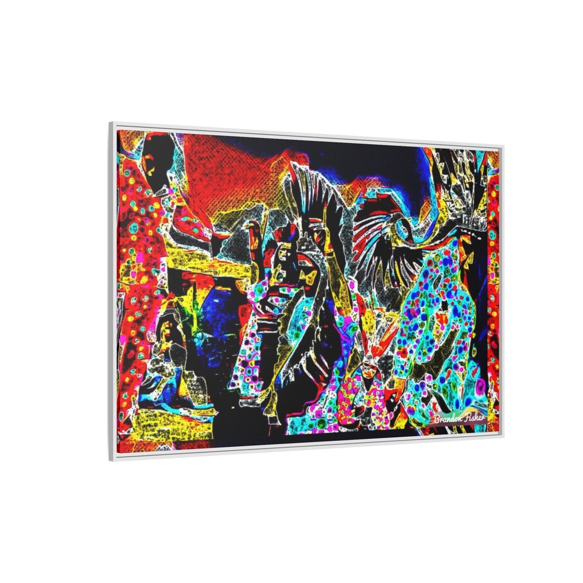 The Mountain - Framed Canvas Art - Brandon Fisher Art