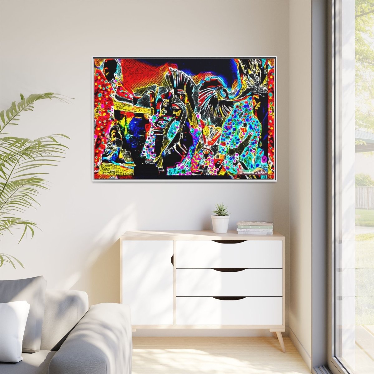 The Mountain - Framed Canvas Art - Brandon Fisher Art