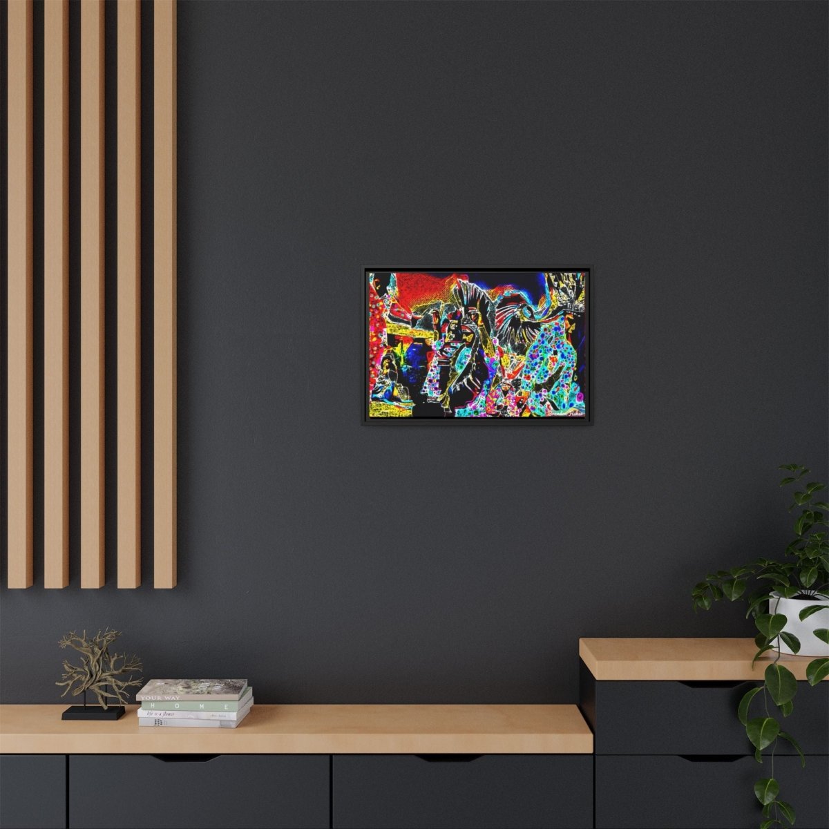 The Mountain - Framed Canvas Art - Brandon Fisher Art