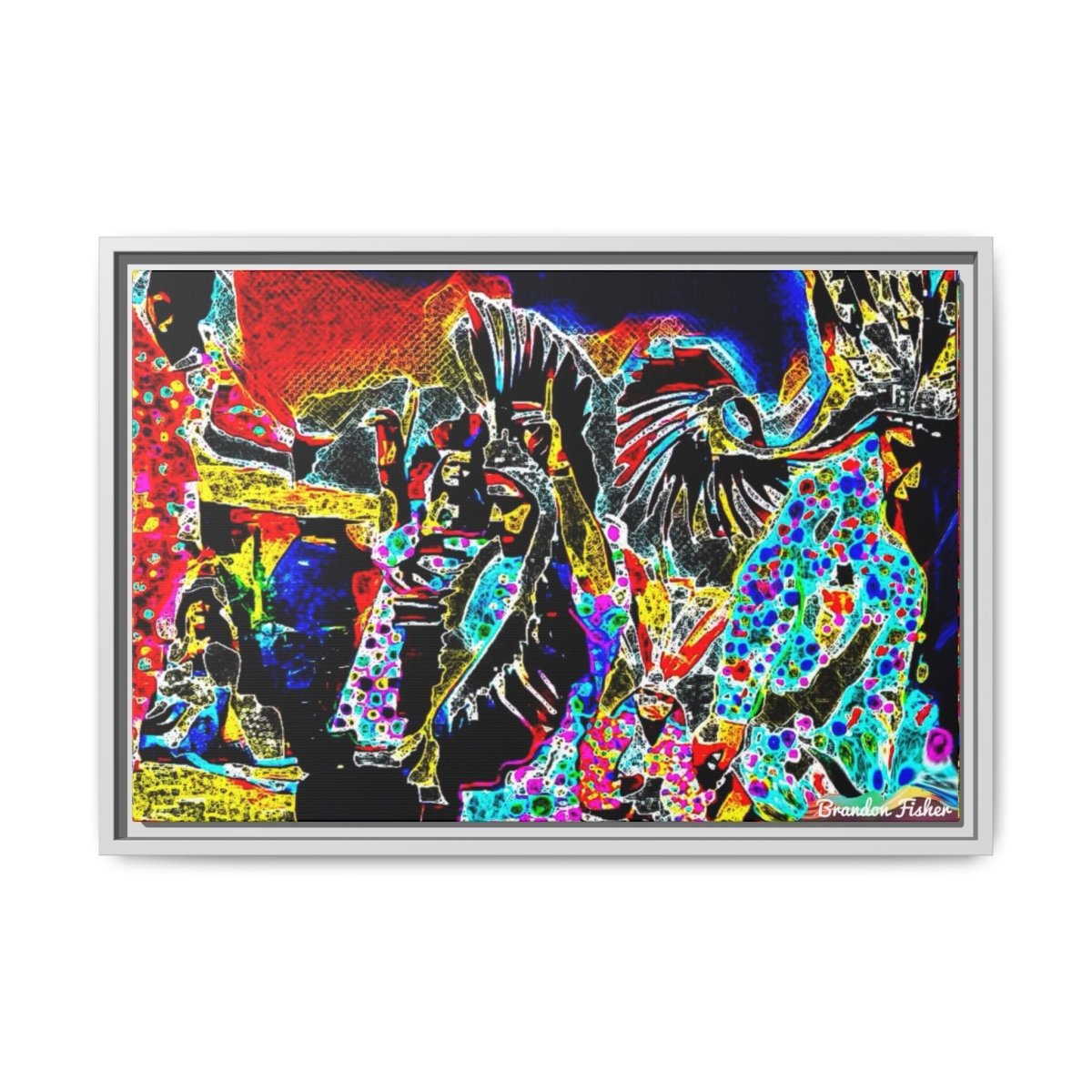 The Mountain - Framed Canvas Art - Brandon Fisher Art