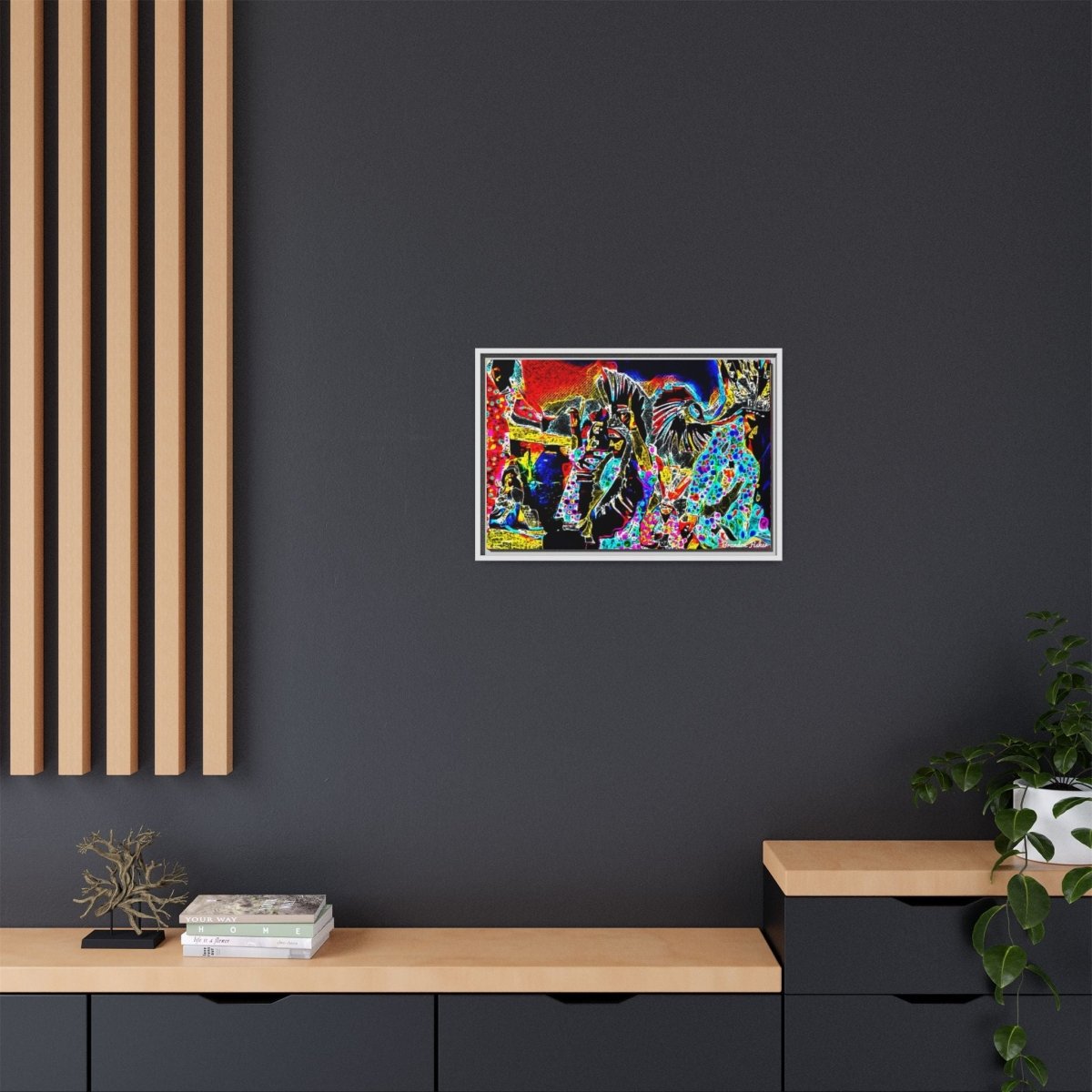The Mountain - Framed Canvas Art - Brandon Fisher Art