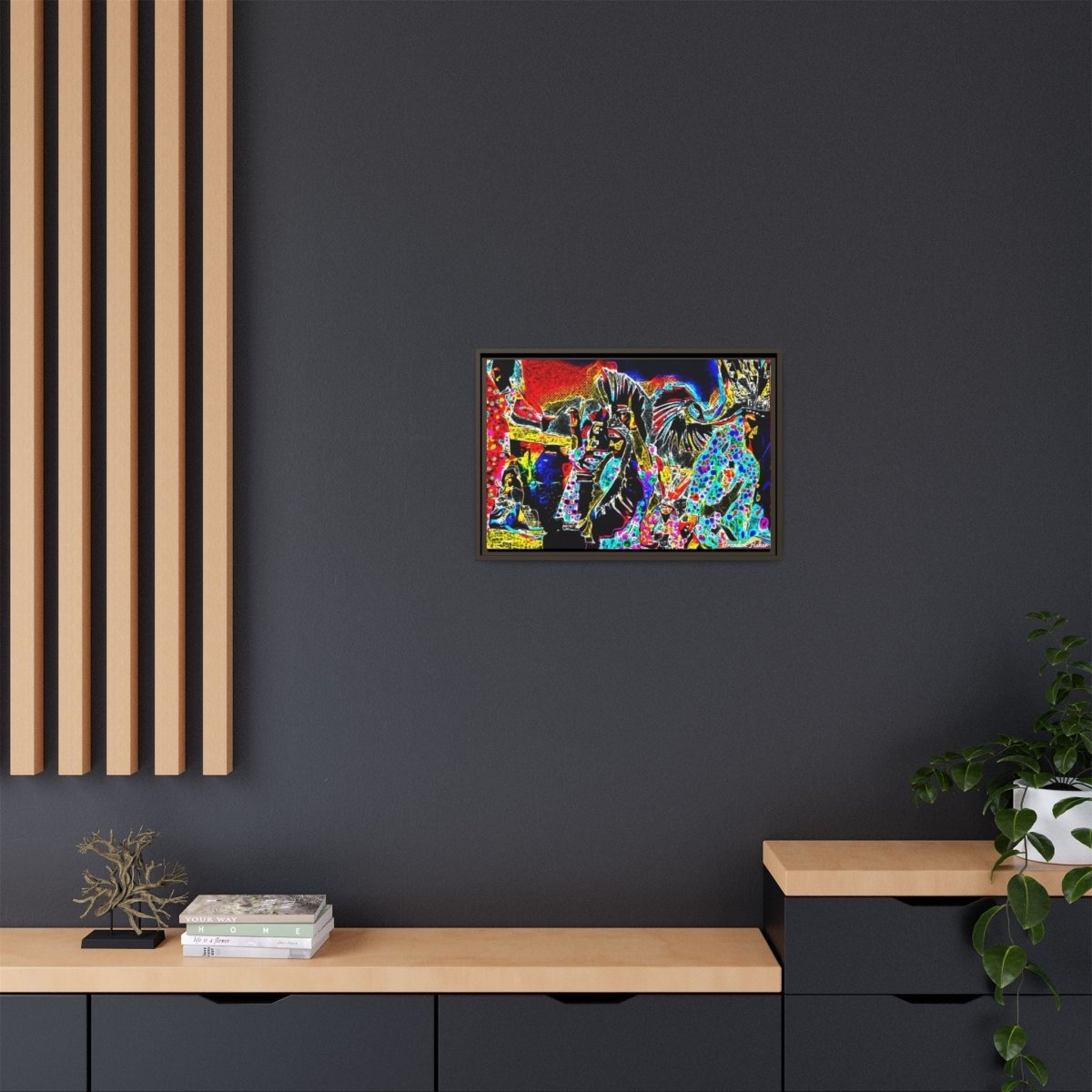 The Mountain - Framed Canvas Art - Brandon Fisher Art