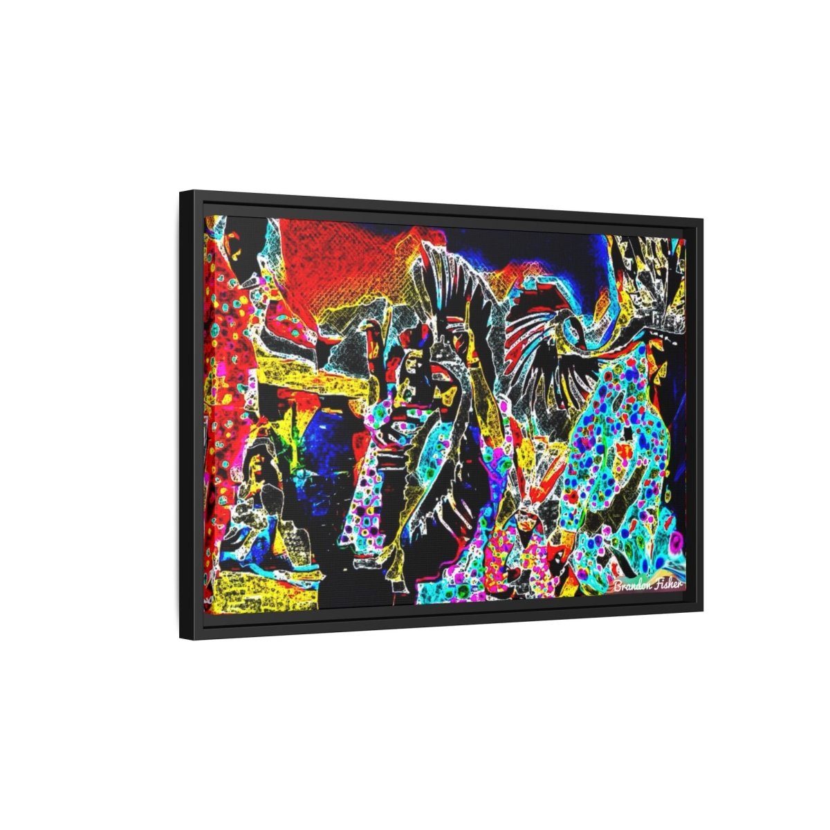 The Mountain - Framed Canvas Art - Brandon Fisher Art