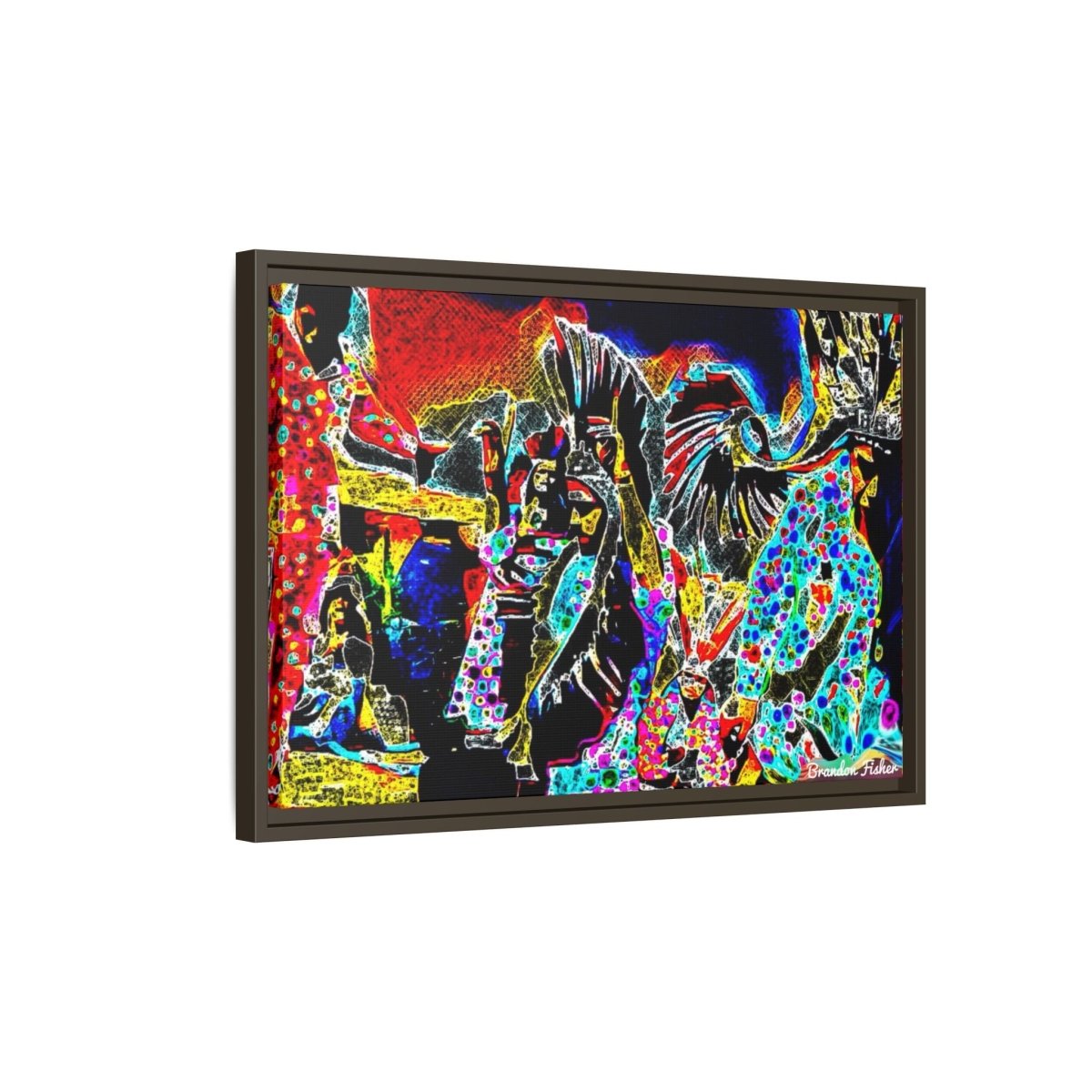 The Mountain - Framed Canvas Art - Brandon Fisher Art
