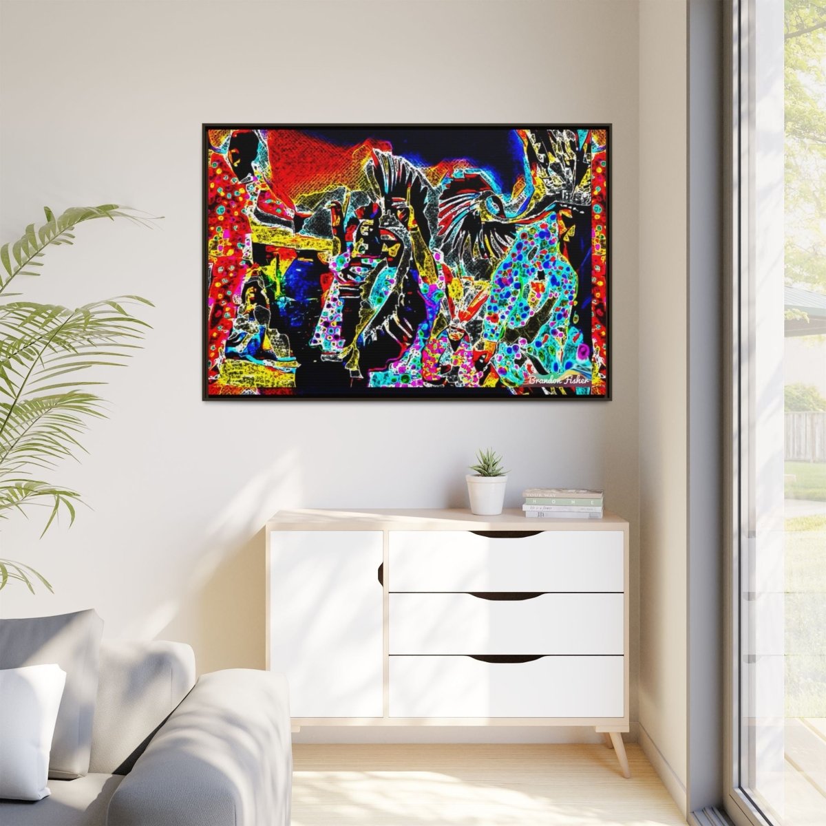 The Mountain - Framed Canvas Art - Brandon Fisher Art