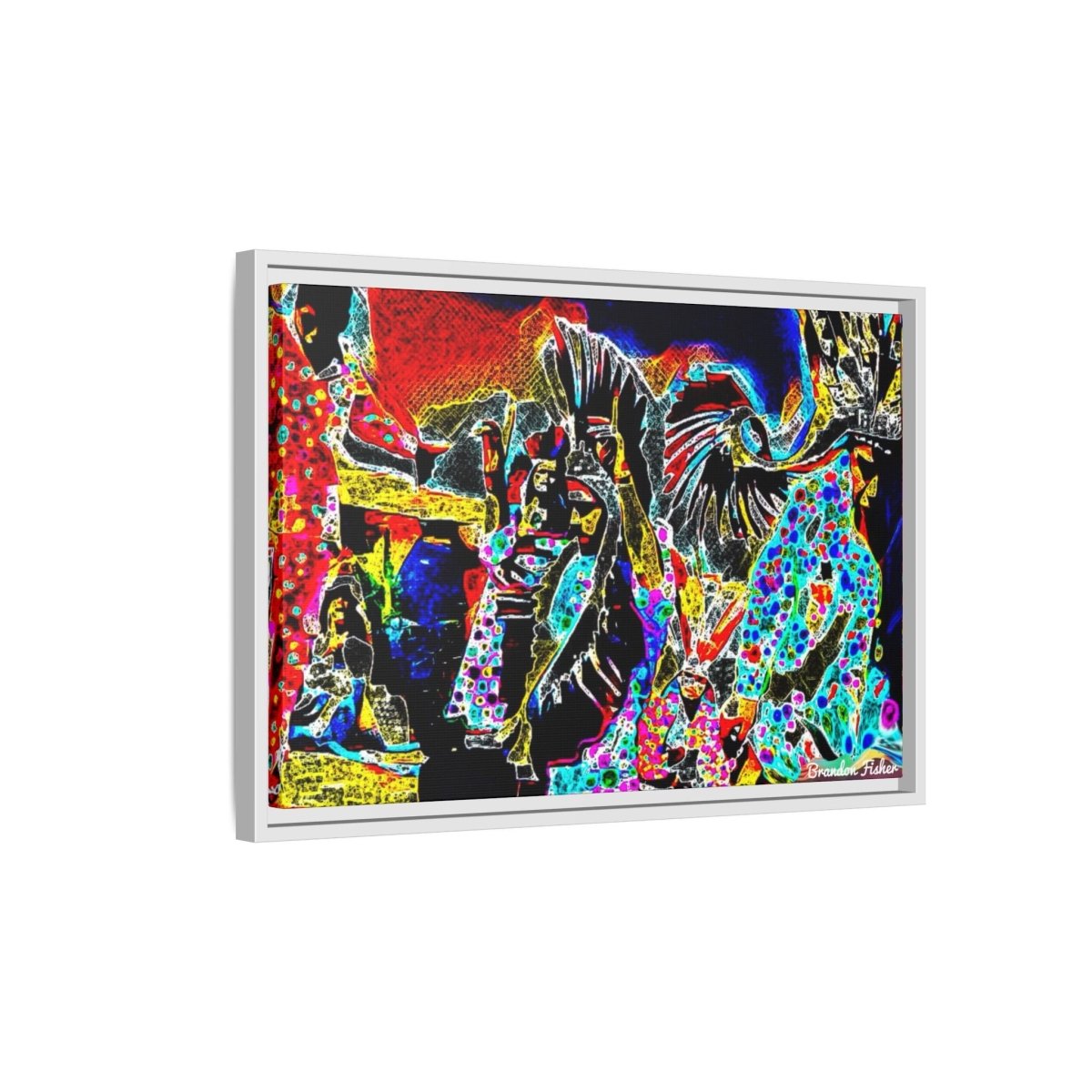 The Mountain - Framed Canvas Art - Brandon Fisher Art