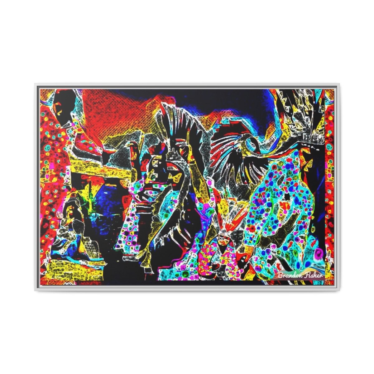 The Mountain - Framed Canvas Art - Brandon Fisher Art