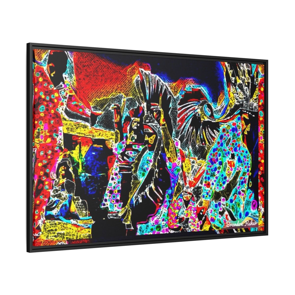 The Mountain - Framed Canvas Art - Brandon Fisher Art