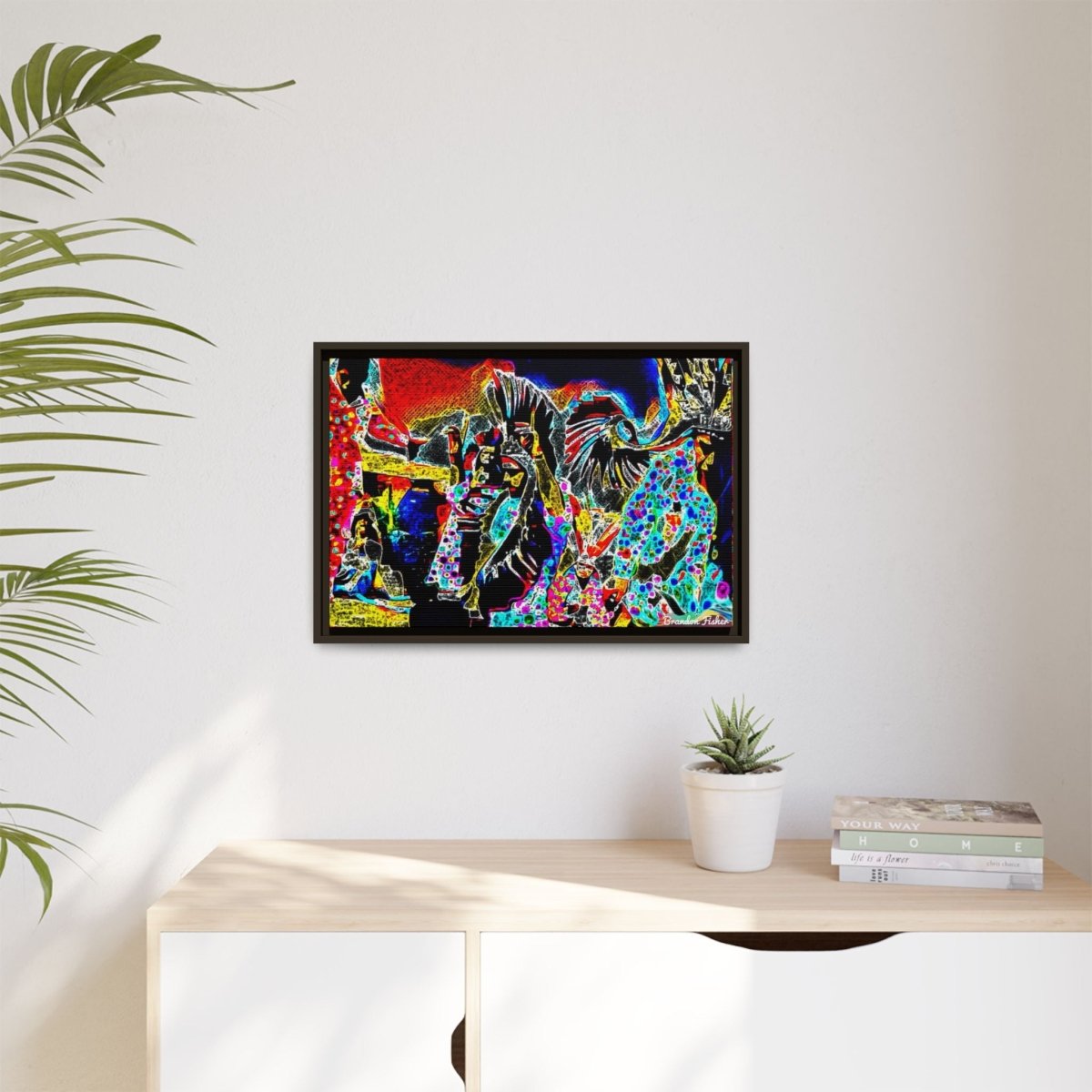 The Mountain - Framed Canvas Art - Brandon Fisher Art
