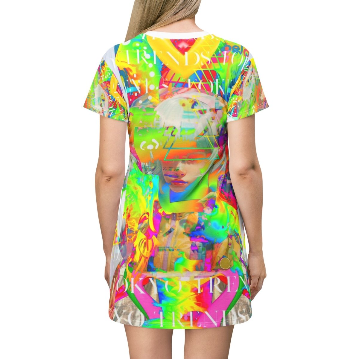 Tokyo FutureWave Dress: Your Fashion Frontier - Brandon Fisher Art