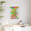 Tokyo Lights On Fire - Framed Canvas Art - Brandon Fisher Art