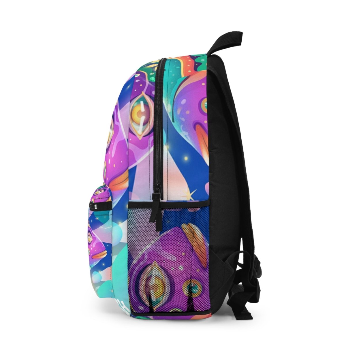 Vibrant Psychedelic Backpack | Colorful School Bag | Unique Art Backpack | Festival Essentials | Groovy Gift Idea - Brandon Fisher Art