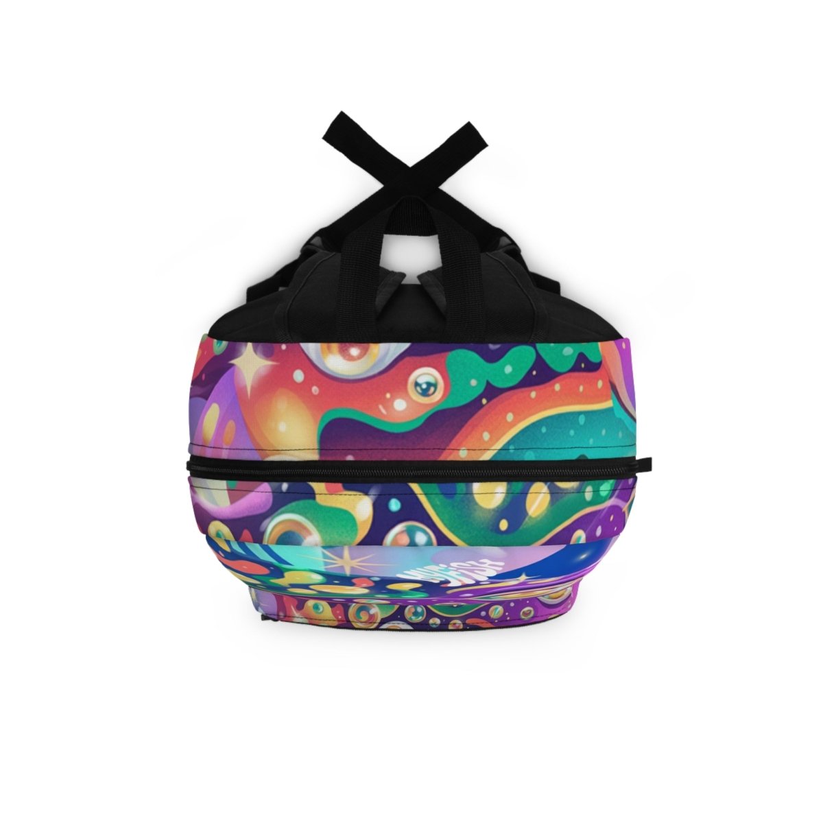 Vibrant Psychedelic Backpack | Colorful School Bag | Unique Art Backpack | Festival Essentials | Groovy Gift Idea - Brandon Fisher Art
