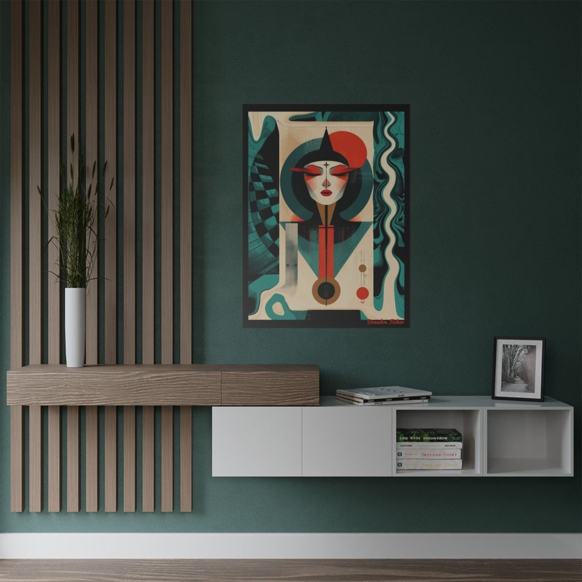 Winter Marches On - Vibrant Satin Poster - Brandon Fisher Art