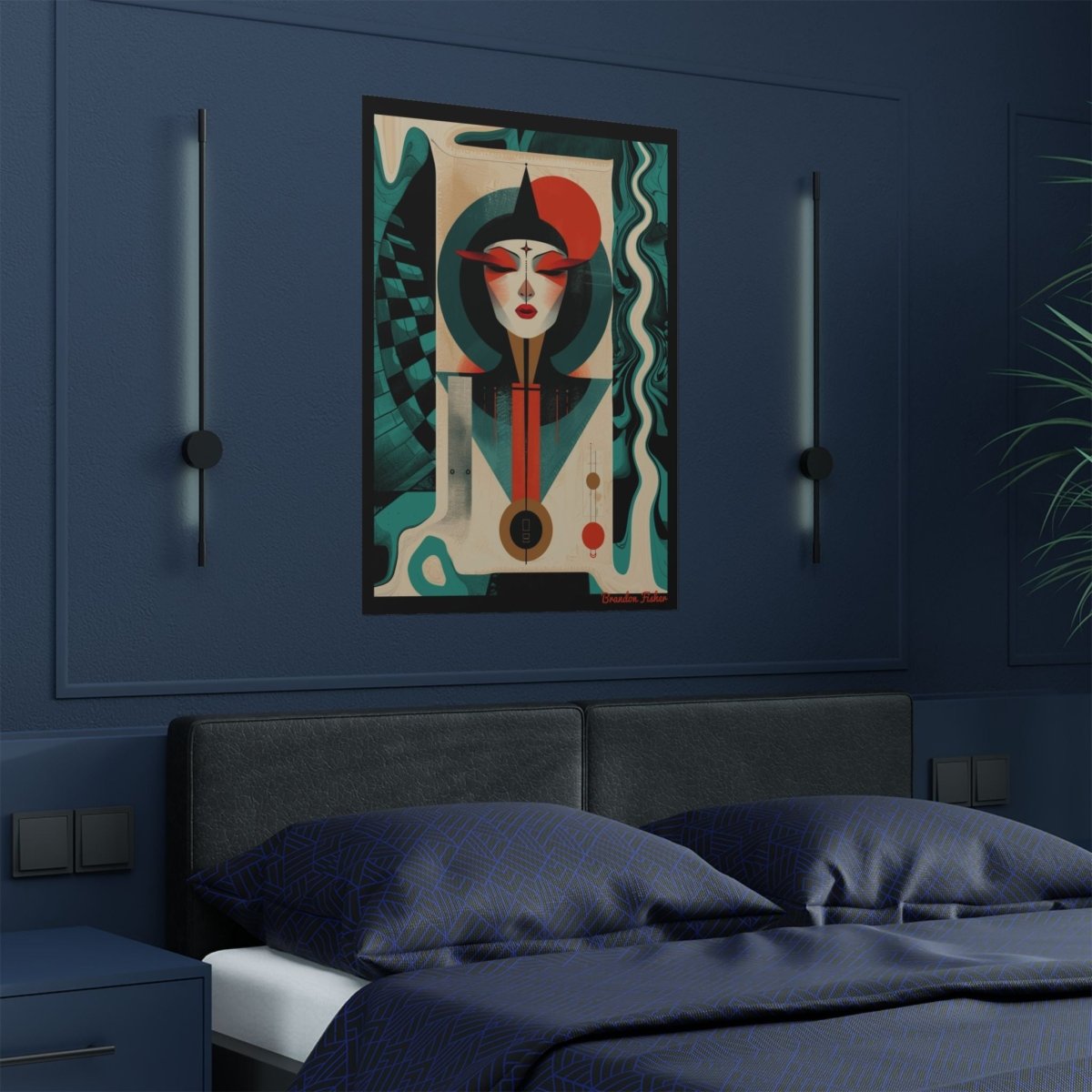 Winter Marches On - Vibrant Satin Poster - Brandon Fisher Art